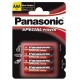 Baterie mikrotužková AAA R03R/4ks zinkouhlíková Panasonic Special