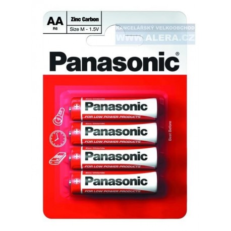 Baterie tužková AA R6R/4ks zinkouhlíková Panasonic Special
