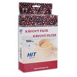 Zboží na objednávku - Kávový filtr č.4 100ks v balení
