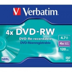 Disk DVD-RW 4.7GB 4x Verbatim DataLifePlus Jewel