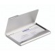 Pouzdro na vizitky BUSINESS CARD BOX Durable 2415 stříbrný hliník