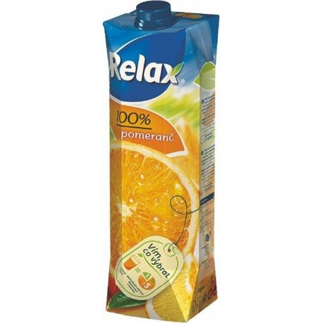 Nápoj juice RELAX 1lt pomeranč 100%