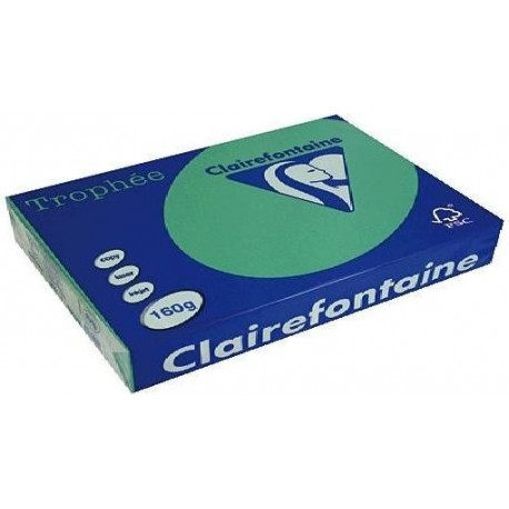 VÝPRODEJ - Papír Clairefontaine A3/160g/250 1046 tmavě zelená