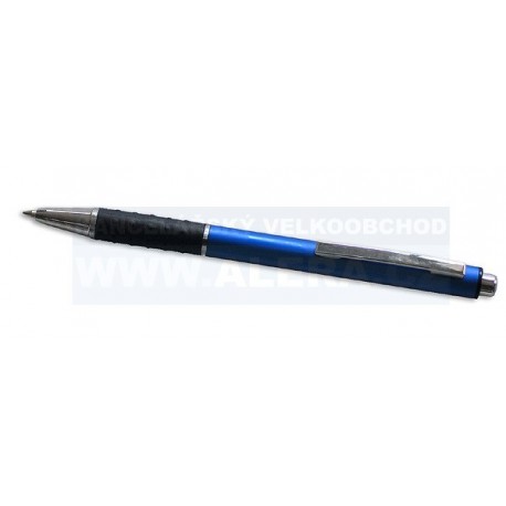 Pero kuličkové Biana kovové tmavě modrá