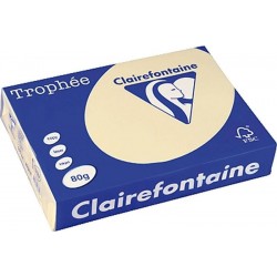 VÝPRODEJ - Papír Clairefontaine A3/160g/250 1066 chamois