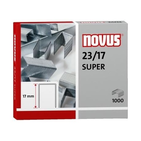 Spony do sešívačky 23/17 1000ks Novus Super