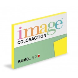 Papír COLORACTION A4 80g/100 neon žlutá Ibiza NEOGb