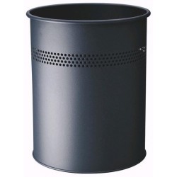 Zboží na objednávku - Odpadkový koš METAL ROUND 15 P/30 Durable 3300 antracitová