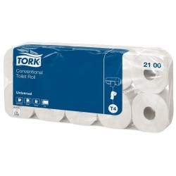TORK 2100 Papír WC 34,5m, 2vrstvy 100%celulóza bílá /10rolí T4