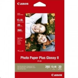 Papír Canon PP201 Photo Paper Plus Glossy 13x18cm, 260 g/m2, 20 ks