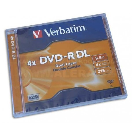 Disk DVD-R,4,7 GB Matte Silver, 16x Verbatim , slim box [ POUZE PO 20-ti KS ]