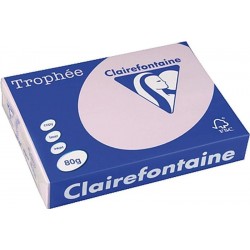 VÝPRODEJ - Papír Clairefontaine A4/160g/250 1043 světle fialová