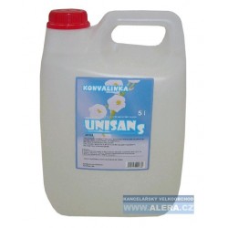 UNISANS - tekuté mýdlo 5 litrů - s antibakteriální přísadou - konvalinky