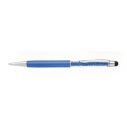 Pero kuličkové + touch PIETRA kovové modrá