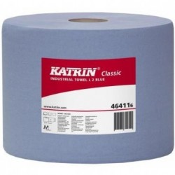 Zboží na objednávku - Průmyslová utěrka Katrin Classic 464118 Classic L2 Blue,2vrstvy,modrá,1000útr / 2 role