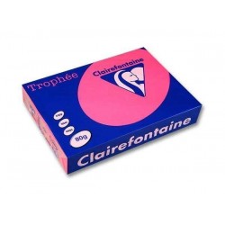 Zboží na objednávku - Papír Clairefontaine A4/ 80g/500 2973 fluo růžová