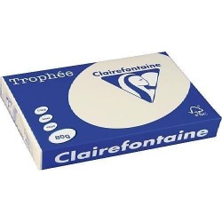 VÝPRODEJ - Papír Clairefontaine A3/160g/250 1108 písková
