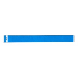 VÝPRODEJ -Náramek identifikační 1,9cm Tyvek Modrá neon 100ks