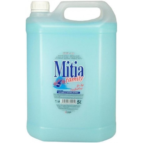 Mitia Family Ocean - tekuté mýdlo 5 litrů modrá
