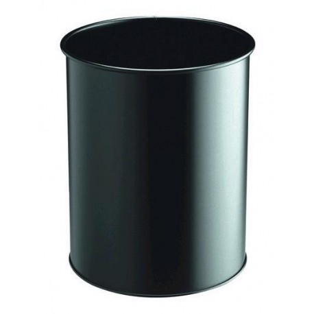 Zboží na objednávku - Odpadkový koš METAL ROUND 15 P/30 Durable 3301 černá