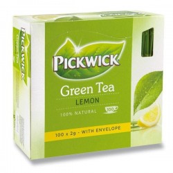 Čaj PICKWICK zelený s citronem 100x2g velké balení