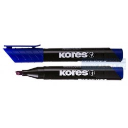 Popisovač permanentní Kores K-marker 3-5mm modrý