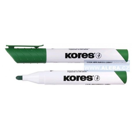 Popisovač bílá tabule Kores K-marker 3mm zelený