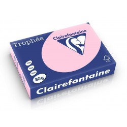 VÝPRODEJ - Papír Clairefontaine A3/120g/250 1310 růžová