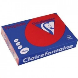 Papír Clairefontaine A3/160g/250 1044 tmavě červená
