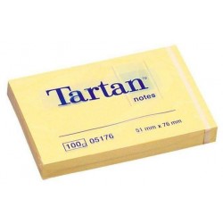 Lepicí bloček 3M Tartan 05176 51x76mm 100 lístků žlutá