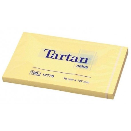 Lepicí bloček 3M Tartan 12776 76x127mm 100 lístků žlutá