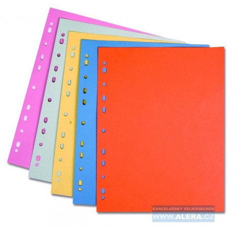 Zboží na objednávku - Rozřaďovač A4+ 100 listů s europerforací CLASSIC oranžová